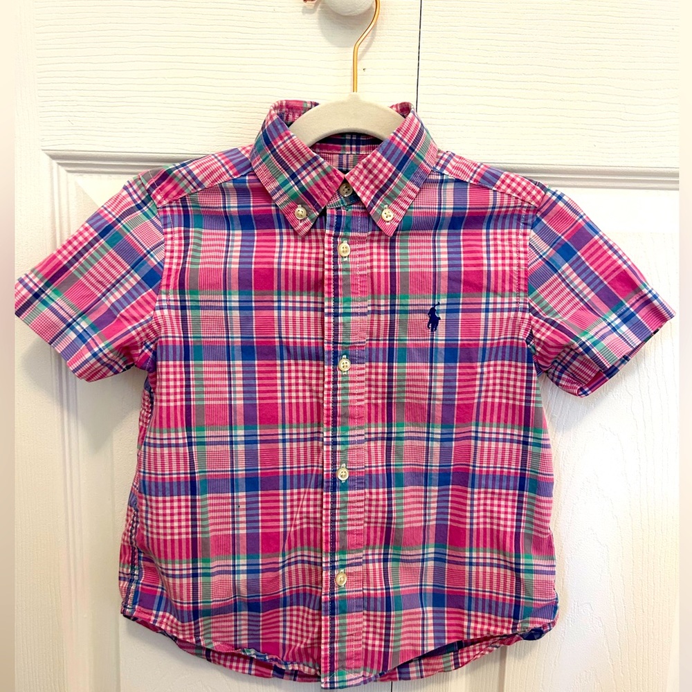 ralph lauren 3T short sleeve shirt! Valentine’s Day wear